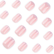 Milky Blush Pink Press on Nails