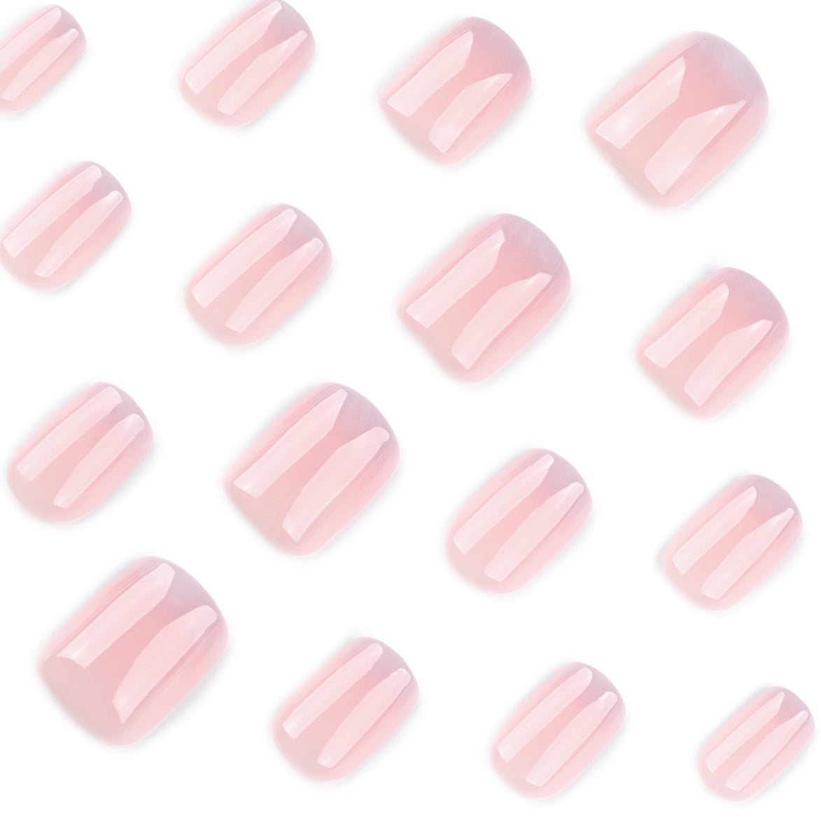 Milky Blush Pink Press on Nails