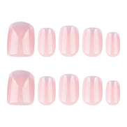 French Glitter Butterfly Nails