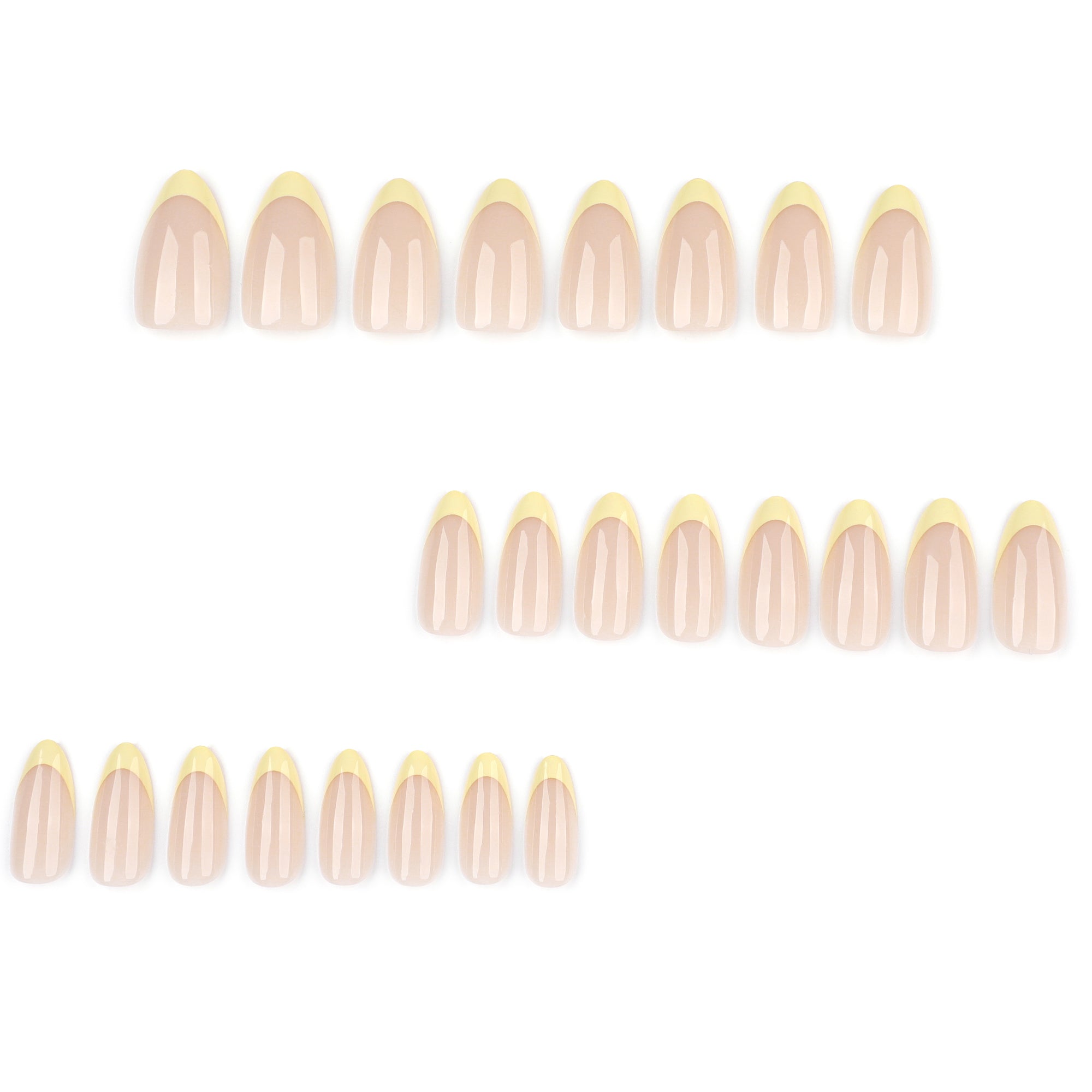 Butter Yellow French Press-On Nails