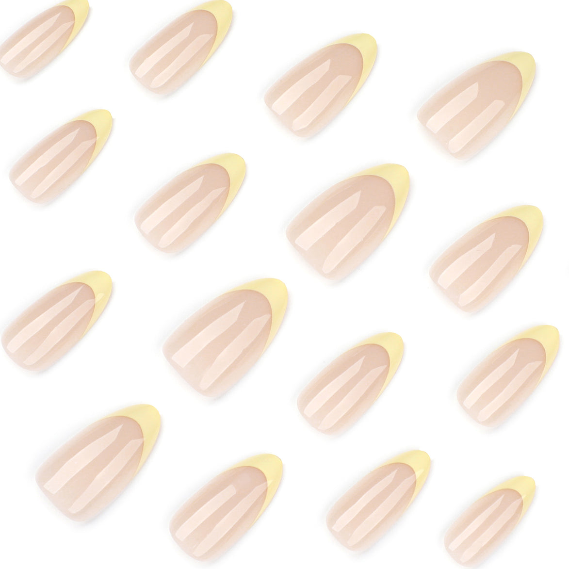 Butter Yellow French Press-On Nails