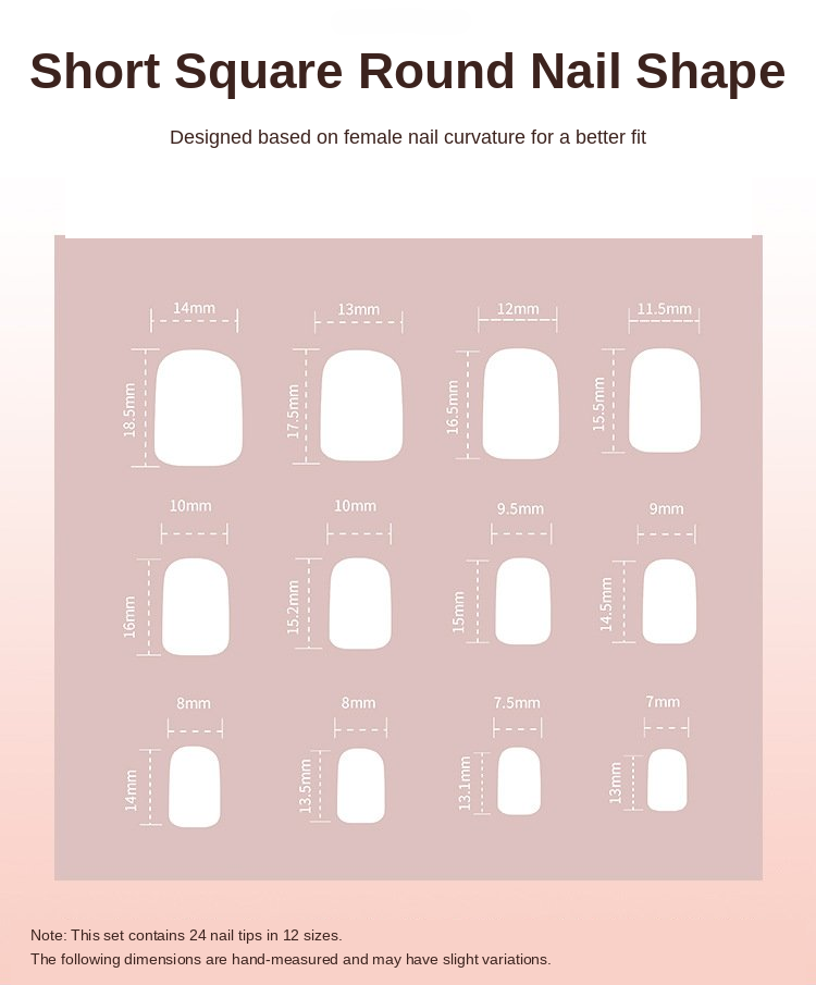 Lilac Edge Floral Press-On Nails
