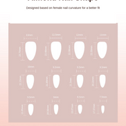 Pearl Sheen Nude Floral Press-On Nails
