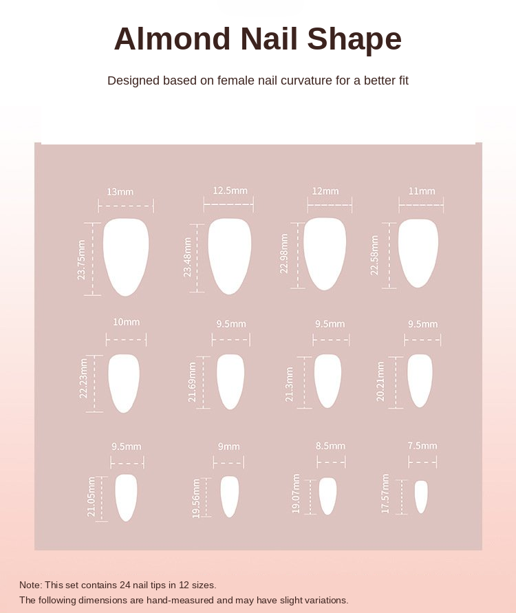 Pearl Sheen Nude Floral Press-On Nails