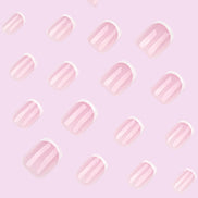 Leopard Accent Nude Press-On Nails