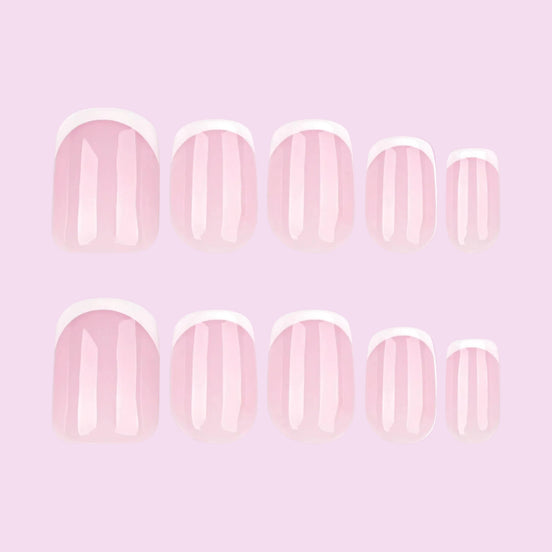 Leopard Accent Nude Press-On Nails