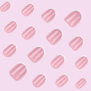 Pink Mix Pattern Press-On Nails