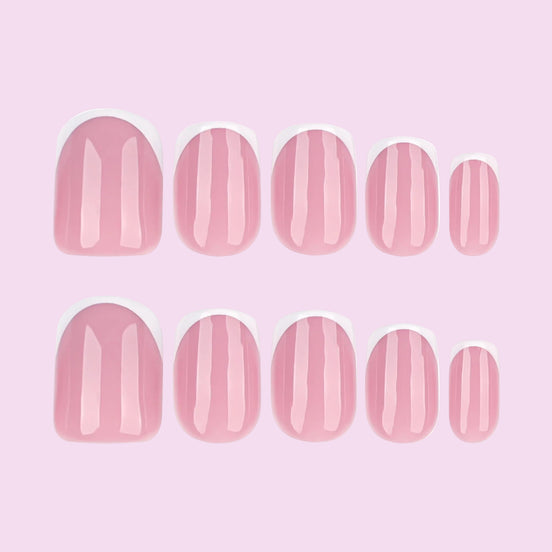 Pink Mix Pattern Press-On Nails