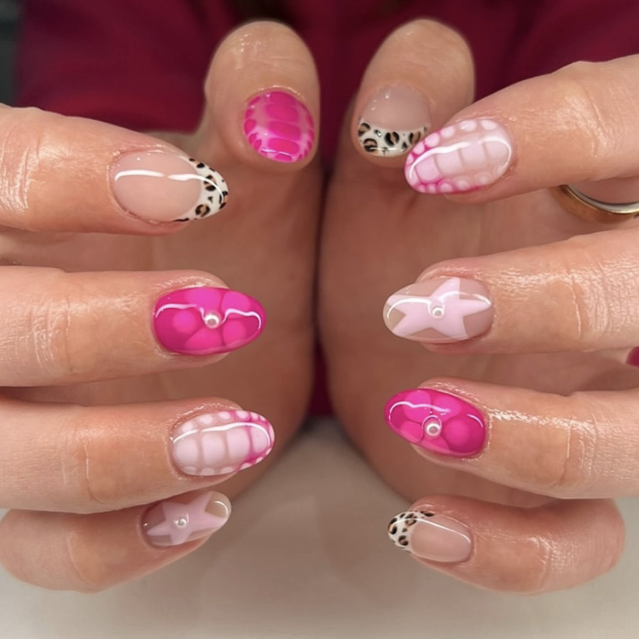 Red Cherry Pop Press-On Nails