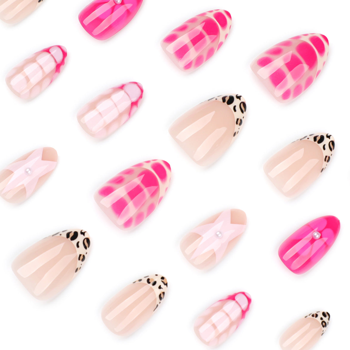 Fuchsia Wild Child Press-On Nails