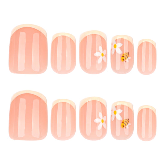 Sunset Bloom Ombre Press-On Nails