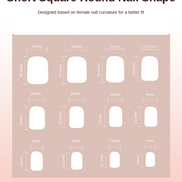 Sunset Bloom Ombre Press-On Nails