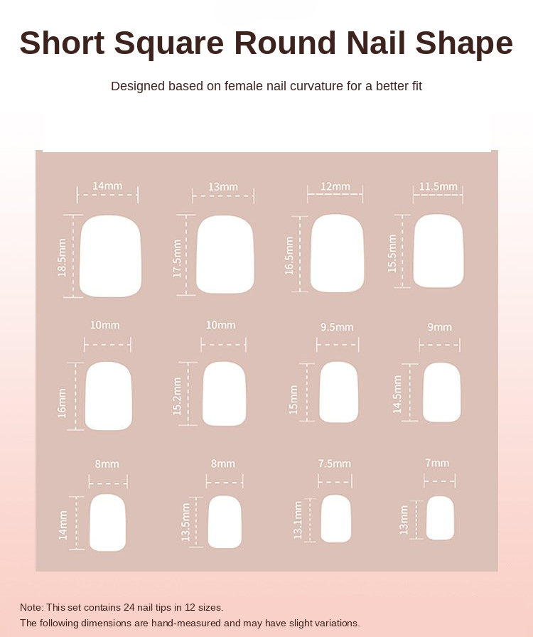 Sunset Bloom Ombre Press-On Nails