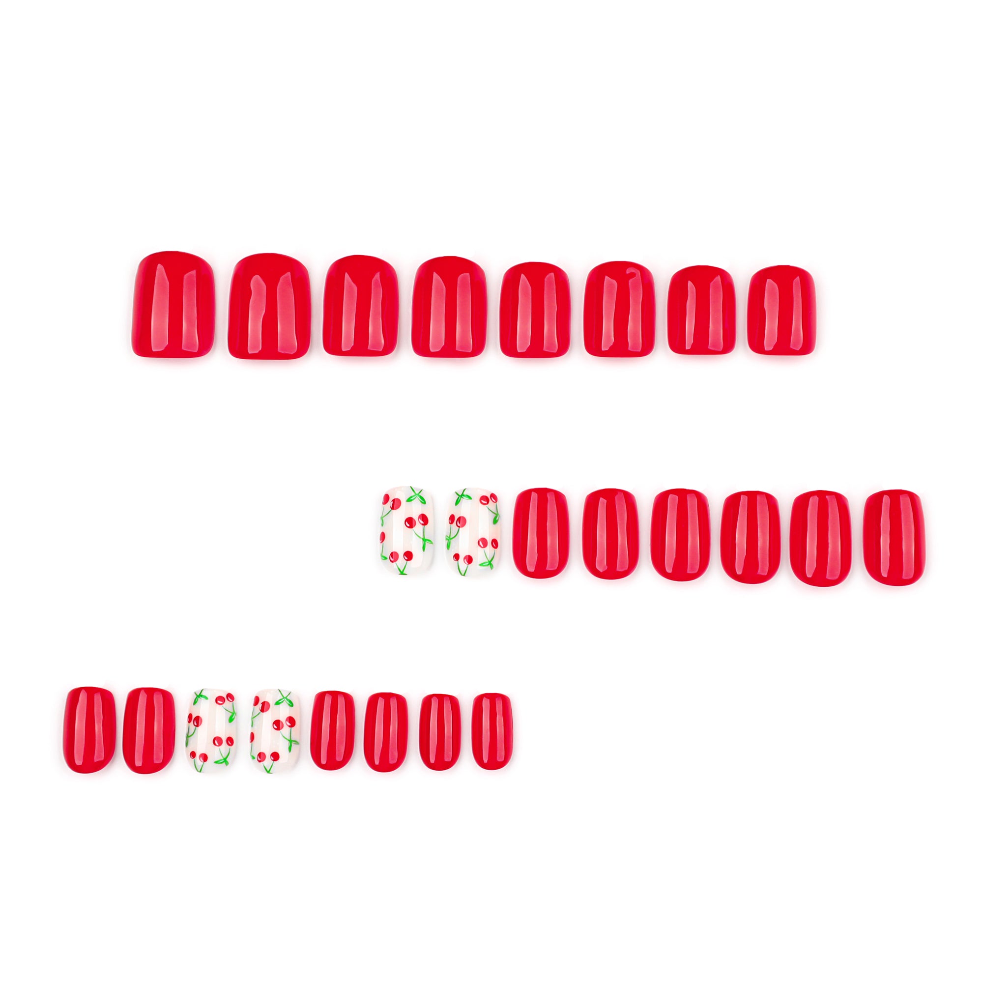Leopard French Accent Press-On Nails