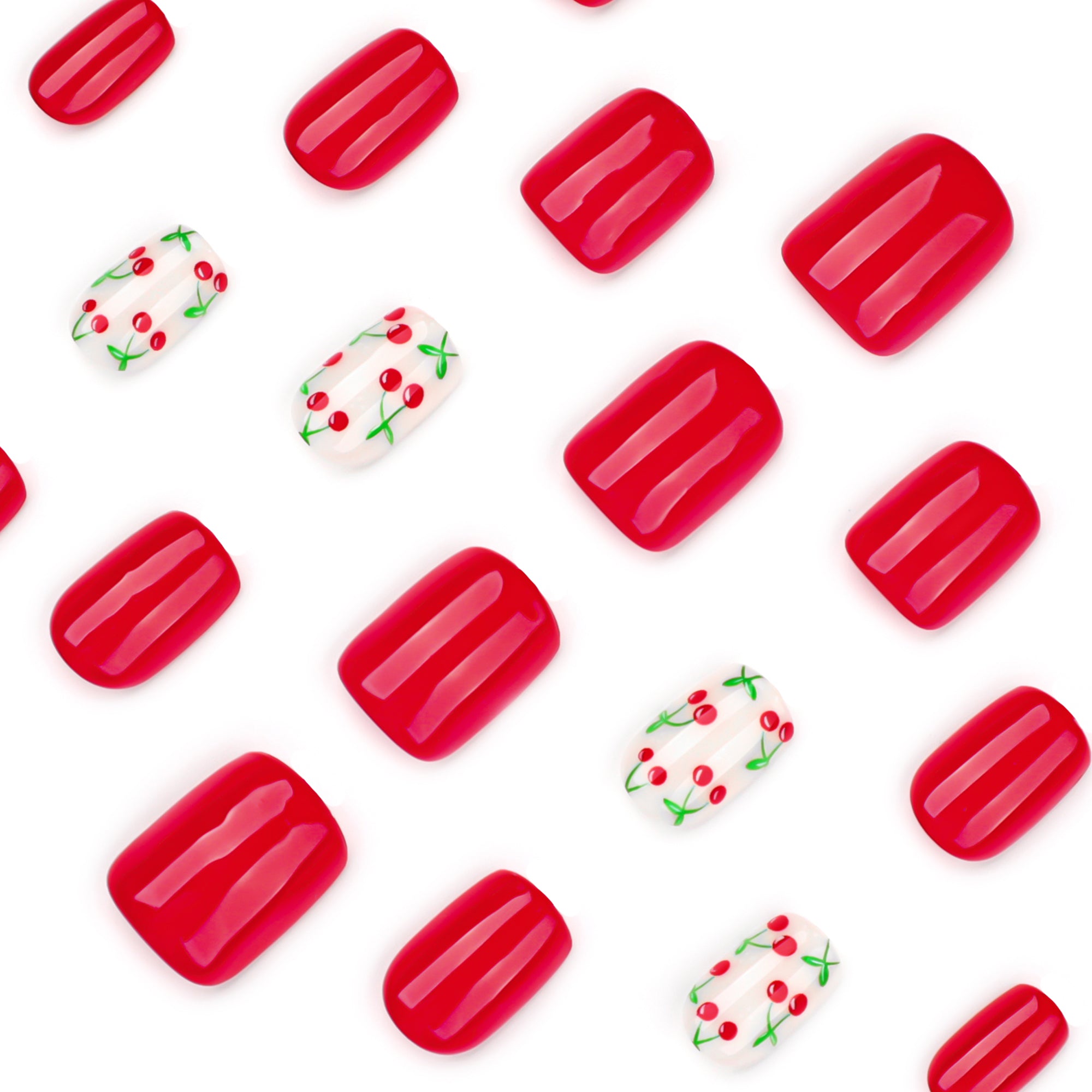 Leopard French Accent Press-On Nails