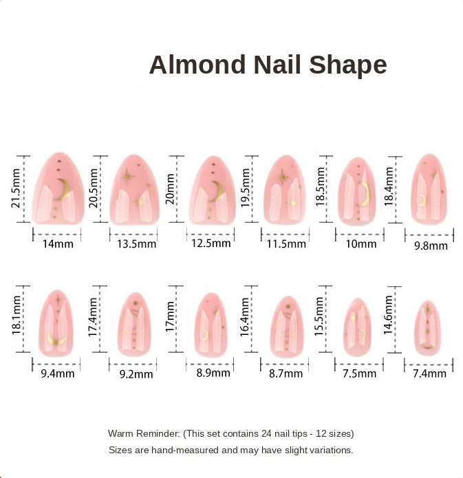 Celestial Gold Detail Nails