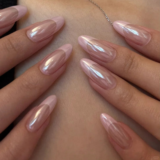 Classic Pink French Nails