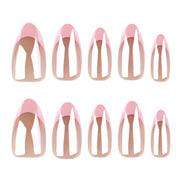 Classic Pink French Nails