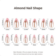 Classic Pink French Nails