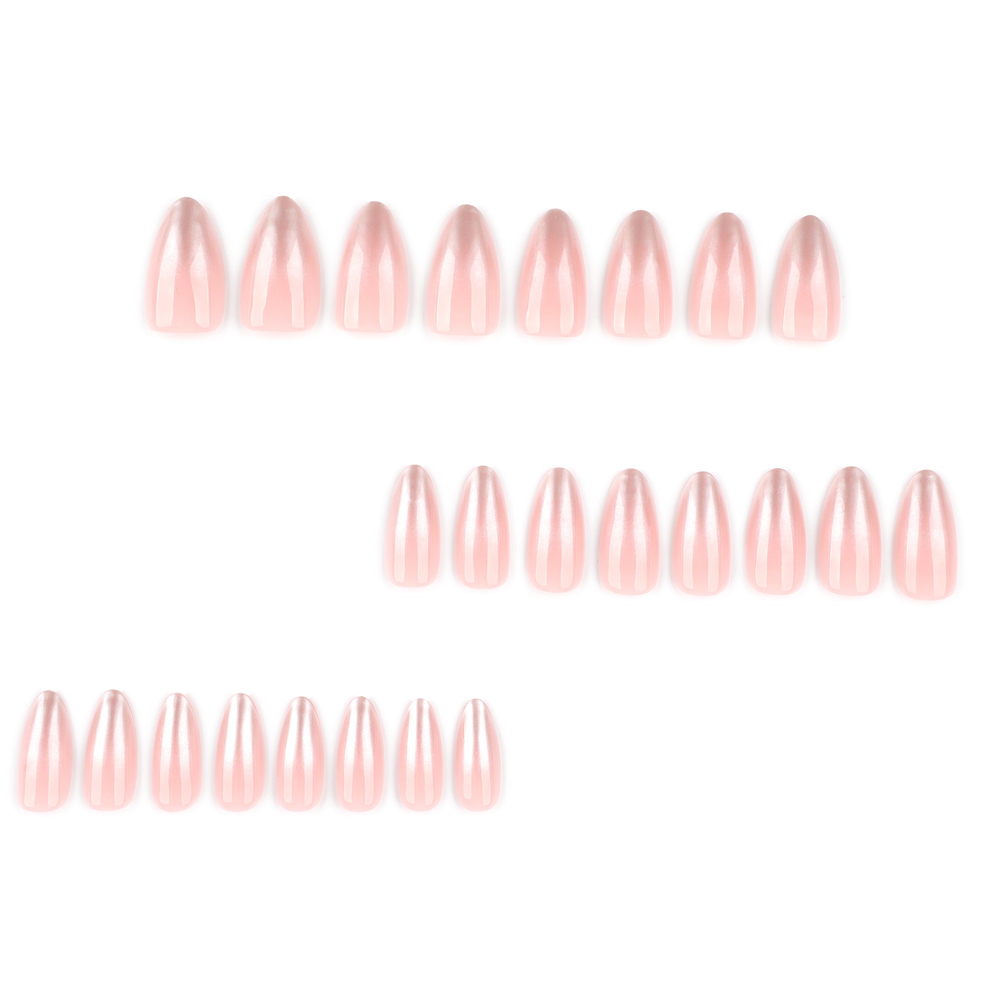 Pearl Chrome Ombré Press-On Nails
