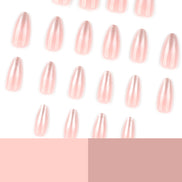 Pearl Chrome Ombré Press-On Nails