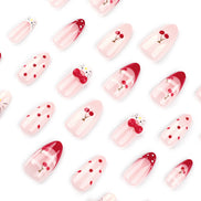 Cherry French Character Nails