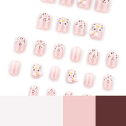 Glossy Nude Classic Nails