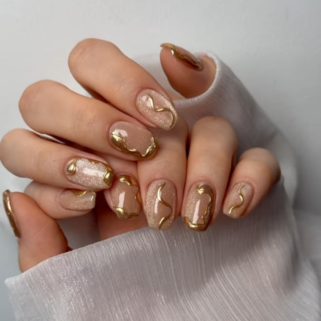 Pink Leopard Character Nails