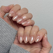 Nude Deep French Nails