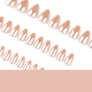 Nude Deep French Nails
