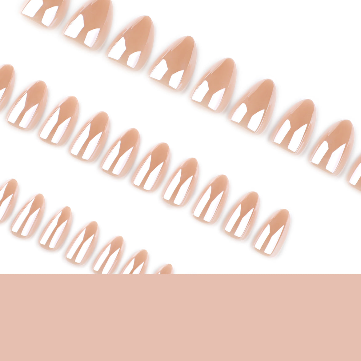 Nude Deep French Nails