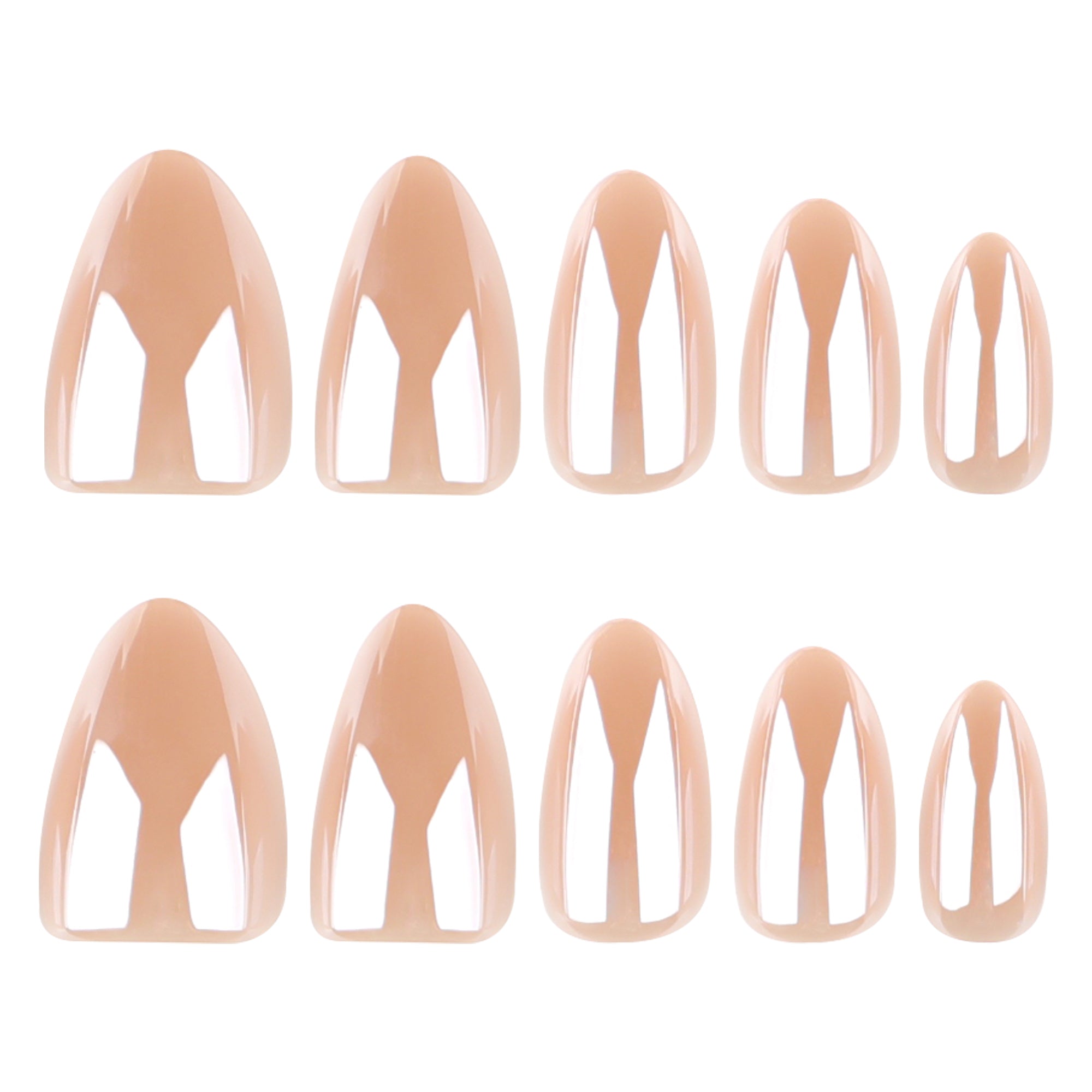 Nude Deep French Nails