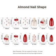 Cherry Bow Character Nails
