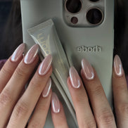Soft Pink Deep French Nails