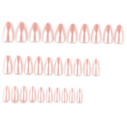 Glazed Nude Chrome Press-On Nails