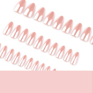 Soft Pink Deep French Nails