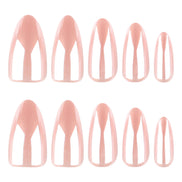 Soft Pink Deep French Nails