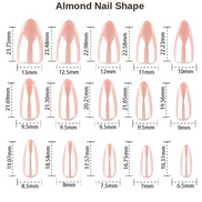 Soft Pink Deep French Nails