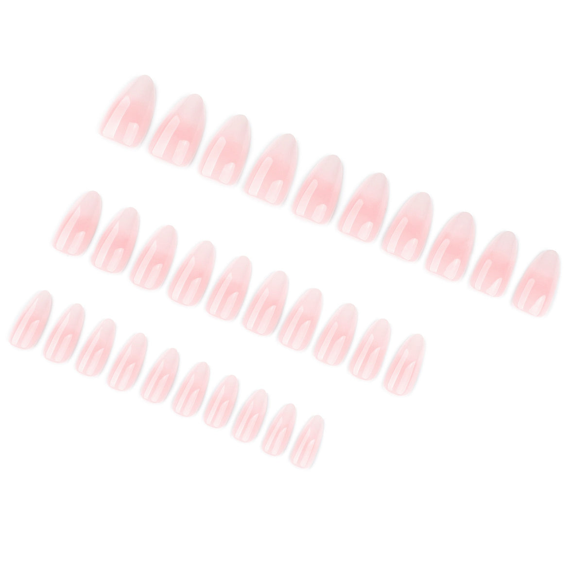 Pearl Chrome Almond Nails