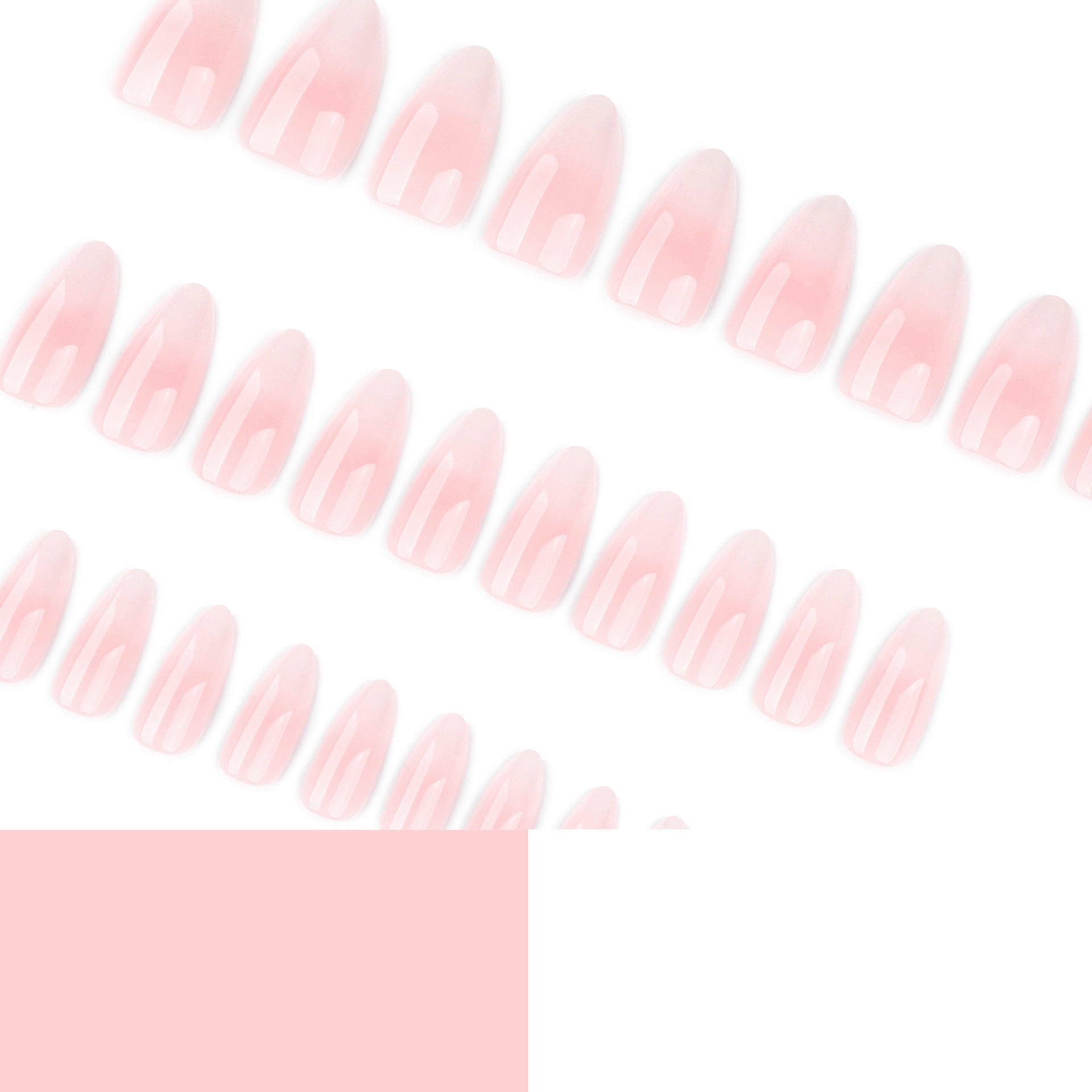Pearl Chrome Almond Nails
