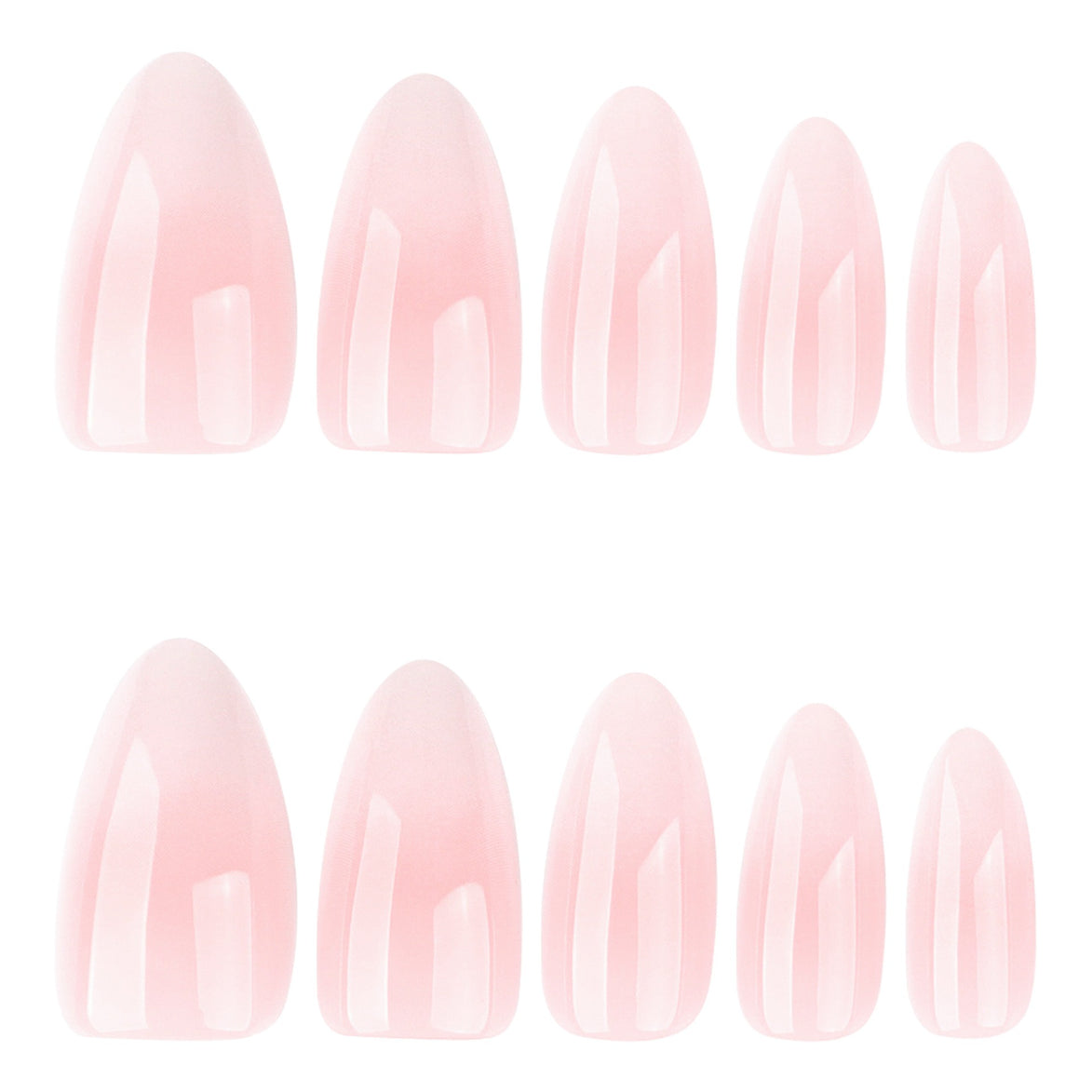 Pearl Chrome Almond Nails