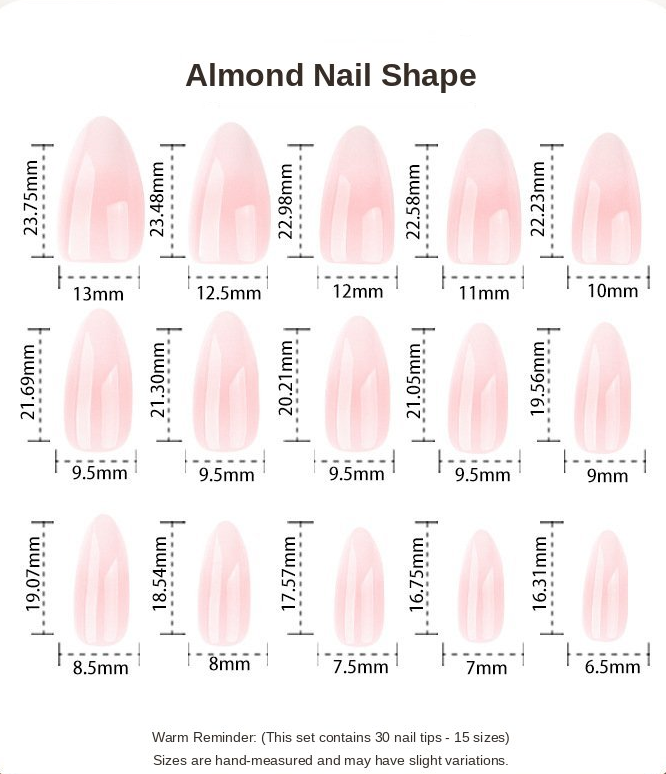 Pearl Chrome Almond Nails