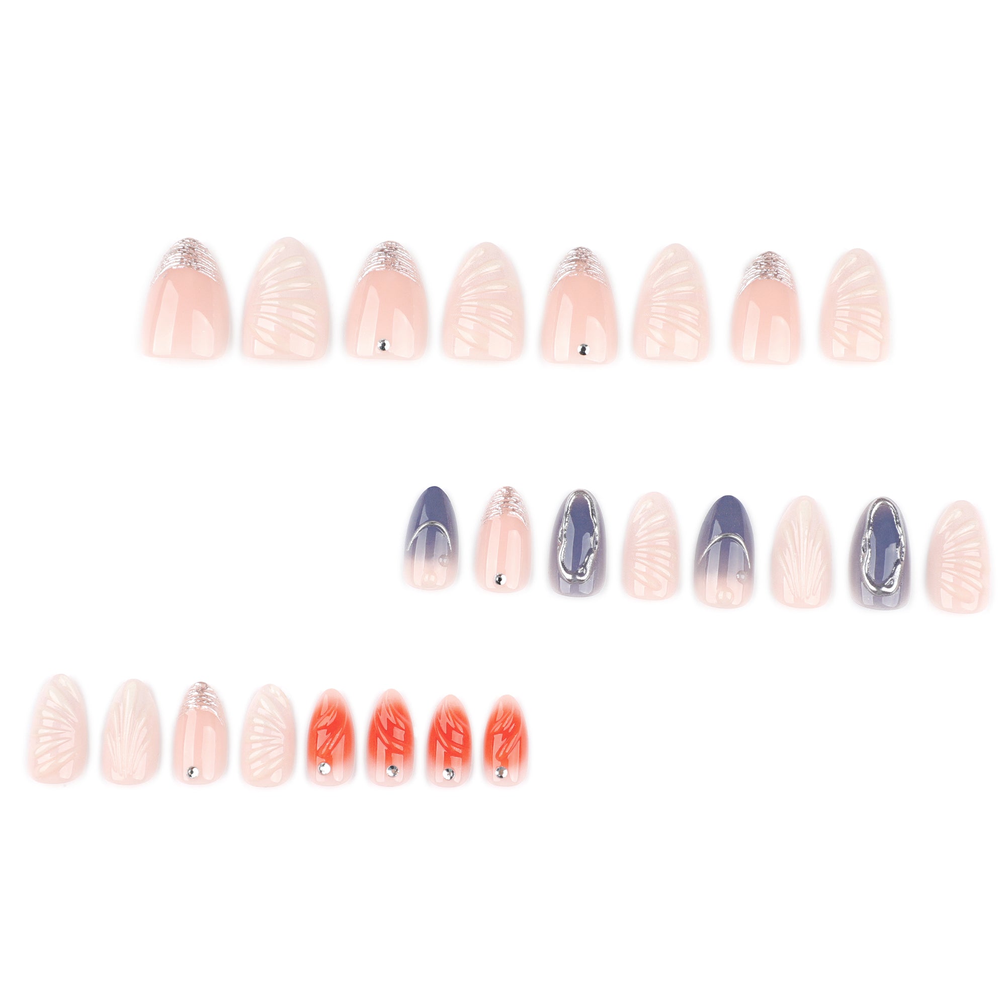 Coastal Sunset Press-On Nails