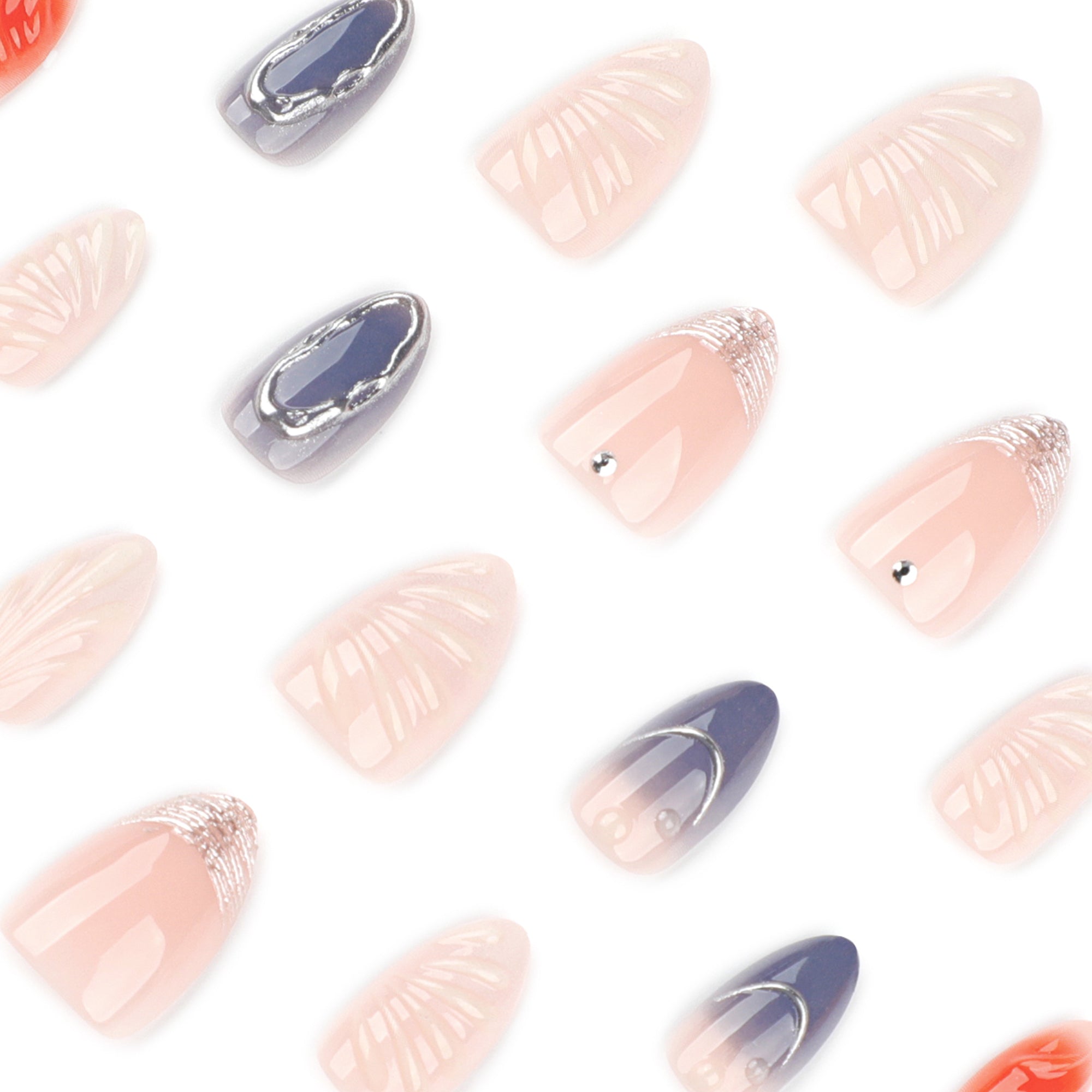 Coastal Sunset Press-On Nails