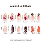 Star Accent Graphic Nails