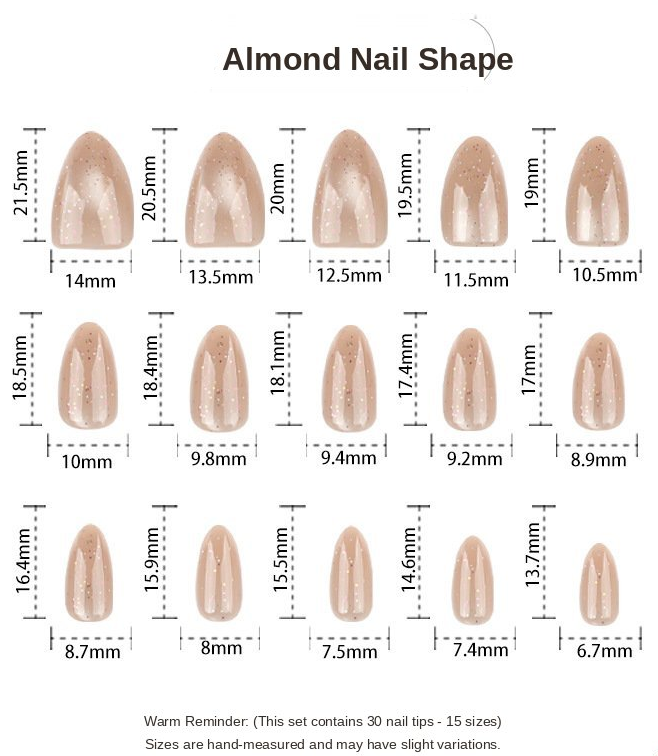 Glitter Nude Sparkle Nails