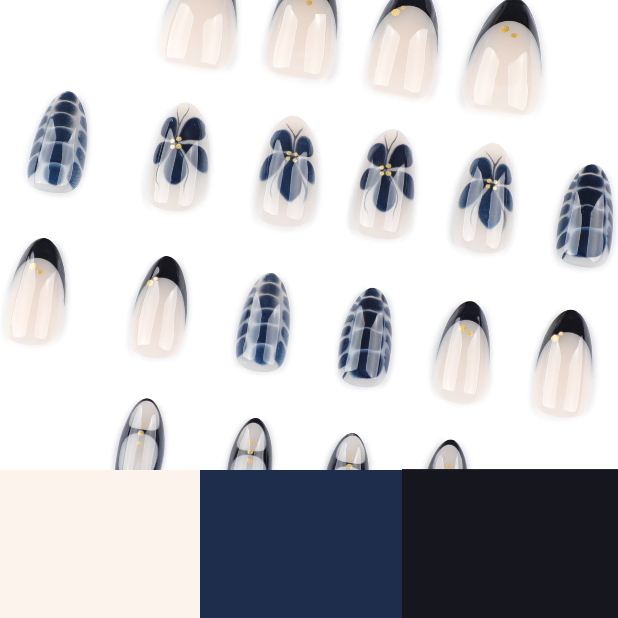Midnight Garden Press-On Nails