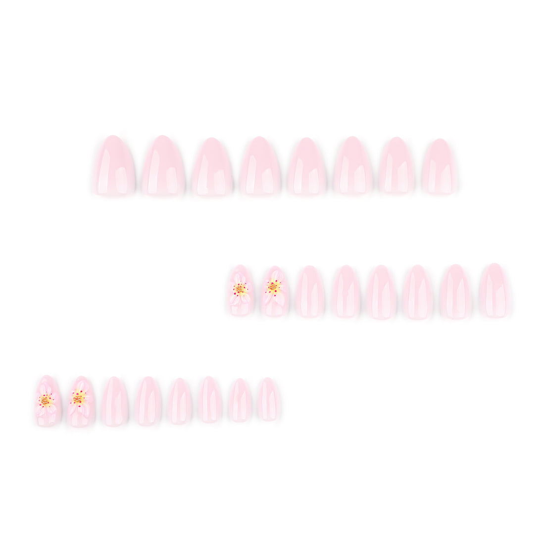 Cherry Gloss Pink Nails