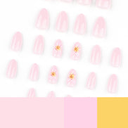 Cherry Gloss Pink Nails