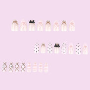Parisian Bow & Plaid Press-On Nails